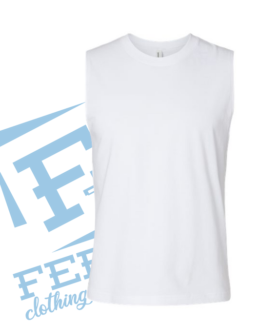 Feral Muscle Tank-White