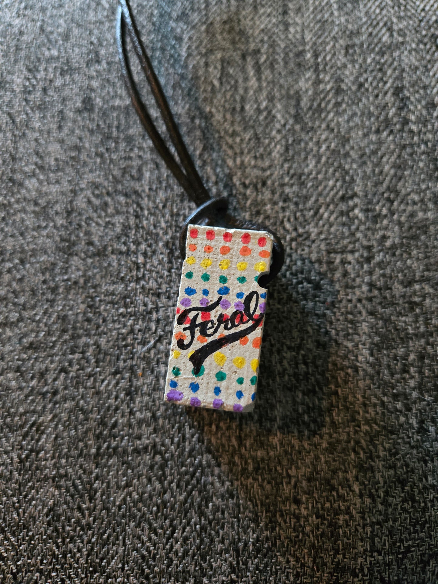 no. 427 Concrete Block Necklace