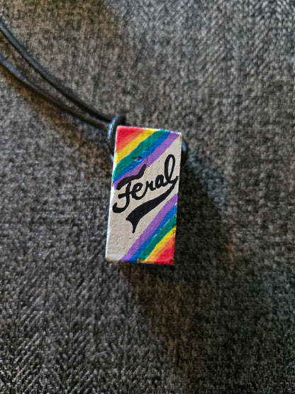 no. 427 Concrete Block Necklace