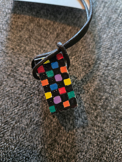 no. 427 Concrete Block Necklace