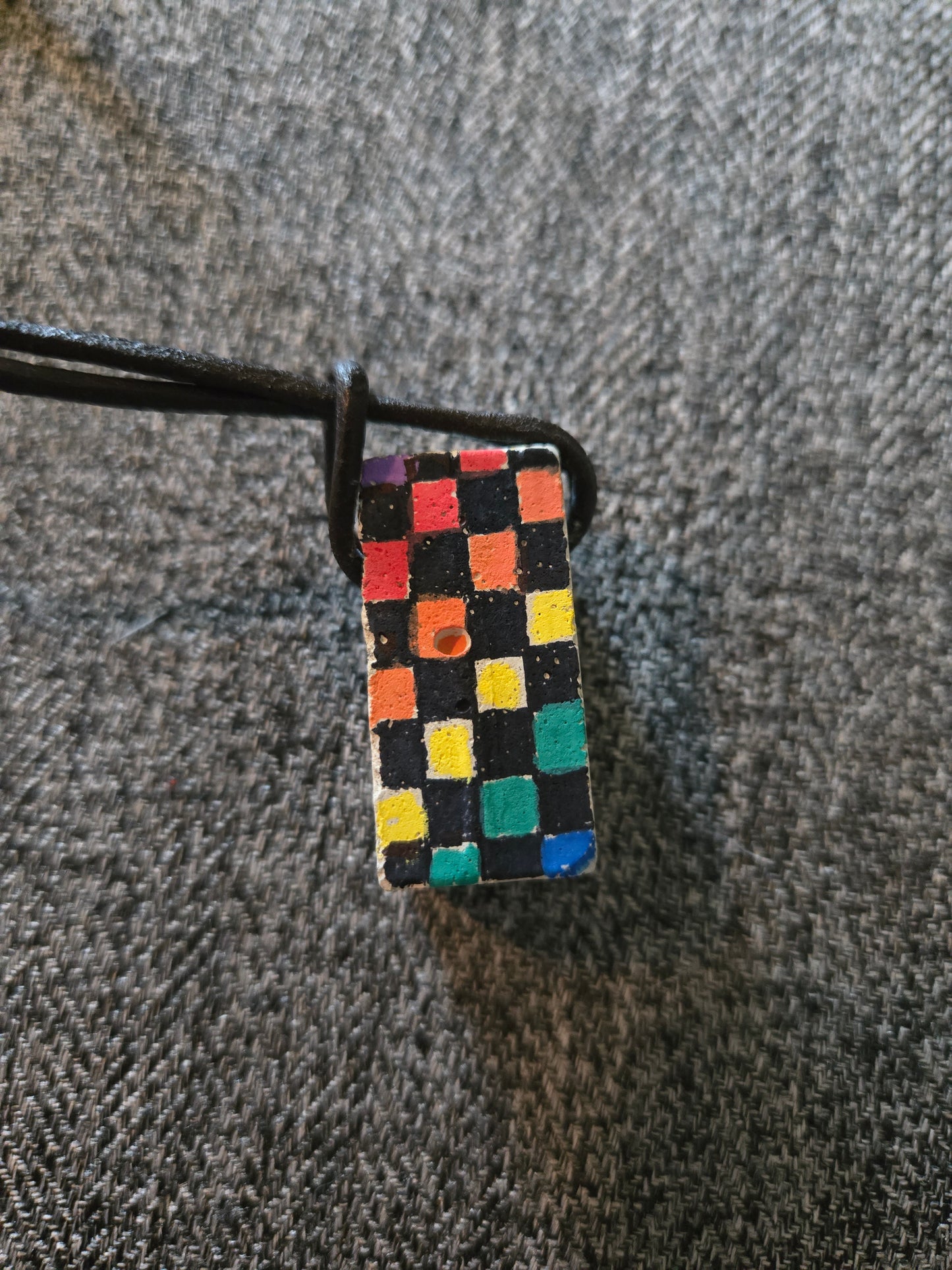 no. 427 Concrete Block Necklace