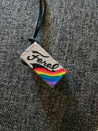 no. 427 Concrete Block Necklace