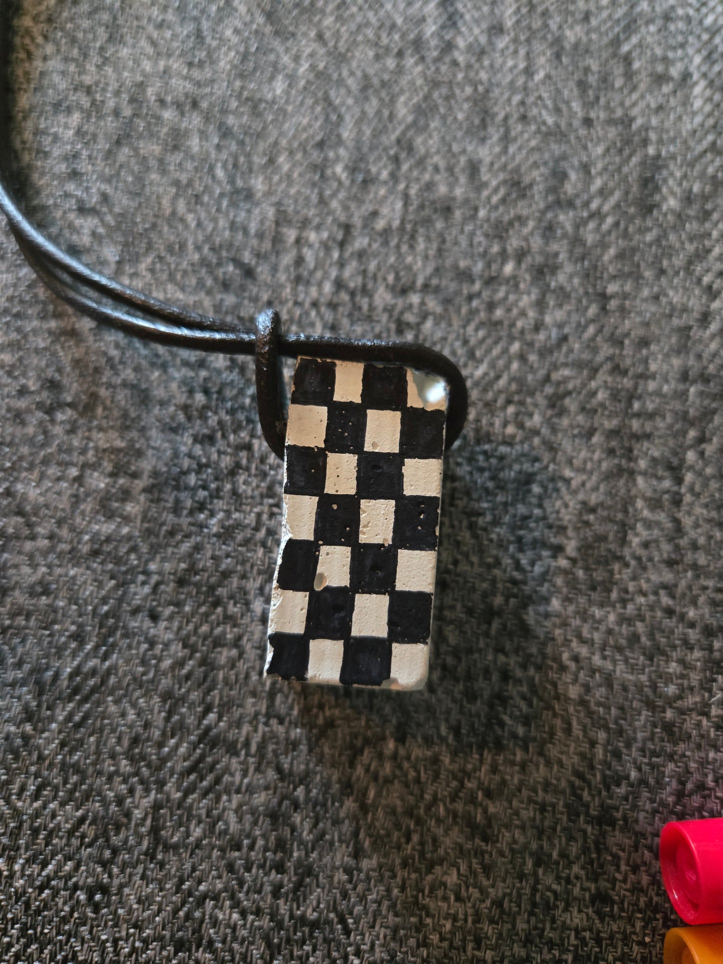 no. 427 Concrete Block Necklace