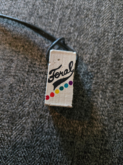 no. 427 Concrete Block Necklace