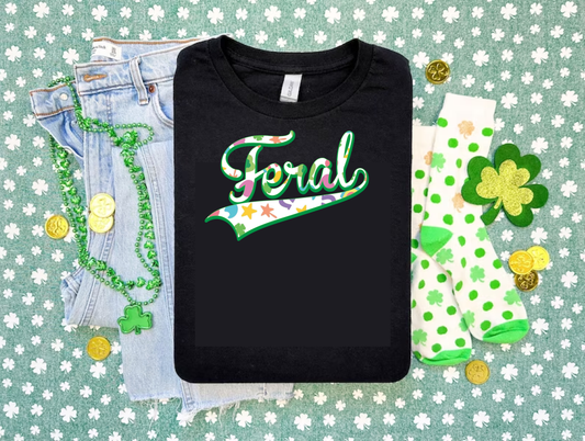 St. Patty's Feral Swoosh- Lucky Charms and Feral Rainbow