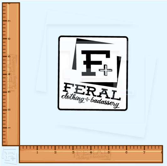 F Squared Decal