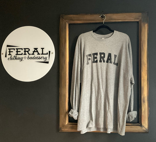 Feral Old School on Dk Gray
