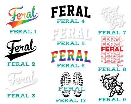 Feral Jersey Tank- Red Triblend