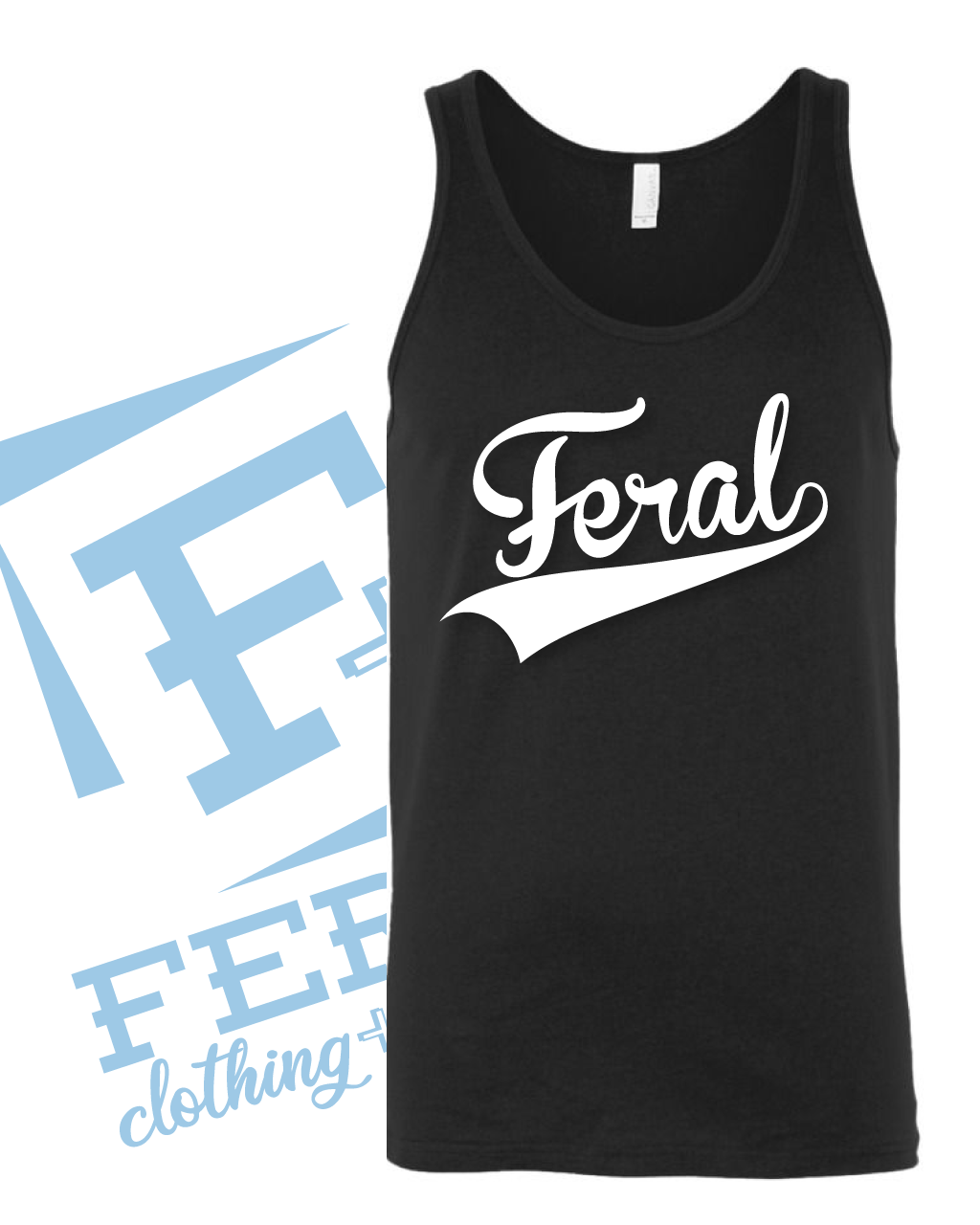 Feral Jersey Tank-Black