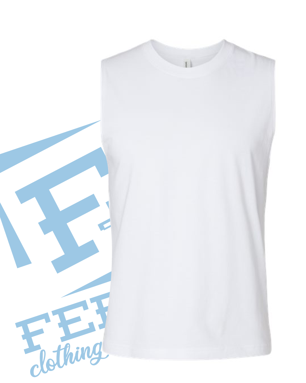 Feral Muscle Tank-White