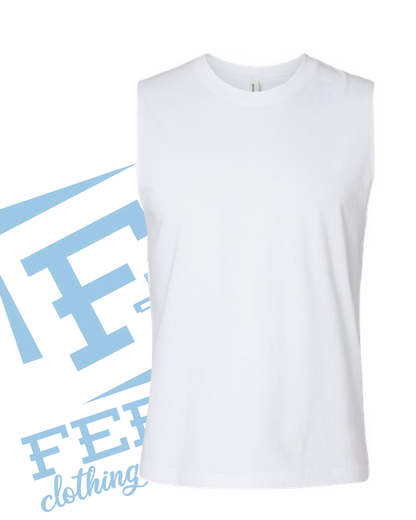 Feral Muscle Tank-White