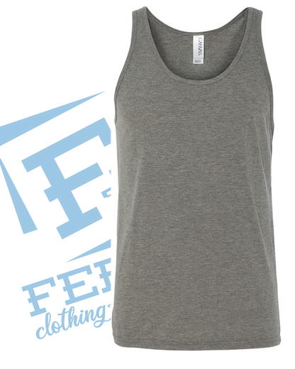 Feral Jersey Tank-Dark Heather Grey