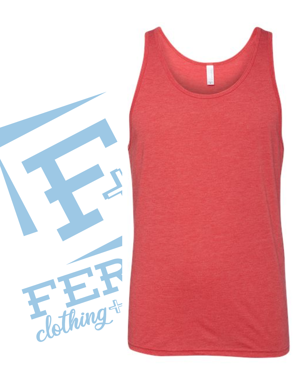 Feral Jersey Tank- Red Triblend