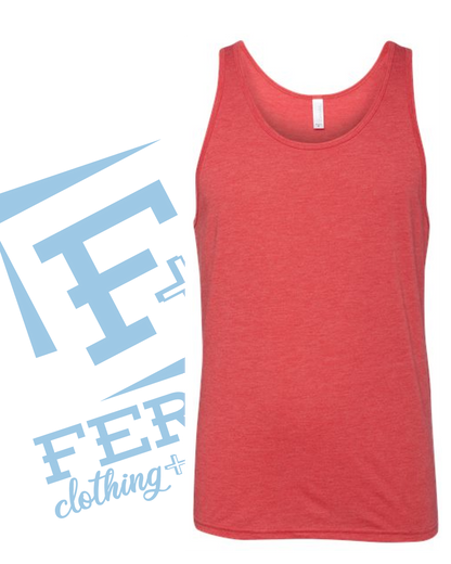 Feral Jersey Tank- Red Triblend